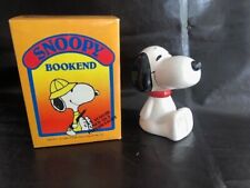 Vintage pair of Snoopy bookends- Circa 1958-1966  Original Boxes      bg picture
