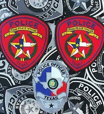 10 (ten)  Different Texas Police Patches Sets picture