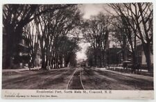 North Main Street View Residential Part c1907 Concord New Hampshire NH Postcard picture