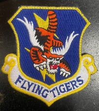 Embroidered Flying Tigers Patch, Modern Original USAF Hook and Pile picture