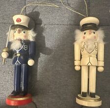 Vintage Nutcracker Mini Navy Air Force Ornaments  picture