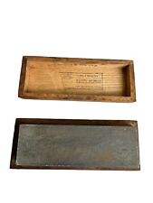 Vintage Norton Abrasives NO.1 Washita oil stone With Box 6x2x1 Inches picture