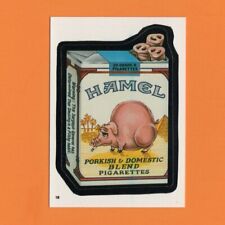 1986 Wacky Packages Hamel #18 Topps Mini Album Sticker Camel Cigarettes Spoof picture