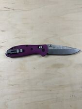 Benchmade Mini Griptilian 556 - Purple Rit Dyed - Satin S30V picture