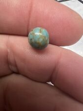 Antique J. Lorenzo Hubble Glass Fake Turquoise Bead Small 8.9 X 8.3 mm Artisans picture