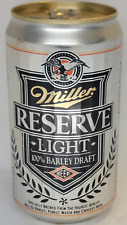 Miller Reserve Light/Miller Brewing. Co. ~ Aluminum 12oz. Beer Can ~ Empty ~ USA picture