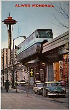 ALWEG Monorail Seattle Washington Postcard c1950s picture