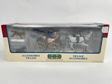 New Retired Lemax Mail Carriage 43449 Village Collection Horse Drawn Wagon picture