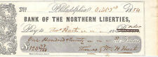 1854 PHILADELPHIA NORTHERN LIBERTIES BANK HEIRLOOM AUTOGRAPH THOMAS HART picture