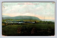 Ulster PA-Pennsylvania, Susquehanna River Bridge, Antique, Vintage Postcard picture
