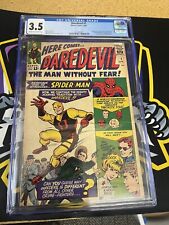 Daredevil (1964) #1 CGC VG- 3.5 Off White Origin and 1st Appearance Marvel 1964 picture