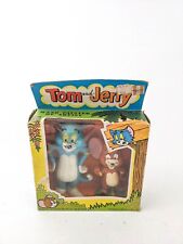 Tom and Jerry Figures Vintage 1973 Marx Figurines W/ Original Box picture