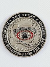 AUTHENTIC BLACKWATER SECURITY CONSULTING 10 YEAR ANNIVERSARY CHALLENGE COIN picture