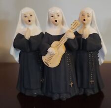Singing Nuns Music Box Vintage Artmark Porcelain Made in Japan picture