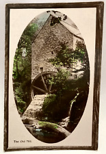 1910 RPPC The Old Mill, Posted New Milford, Connecticut CT Tinted Photo Postcard picture
