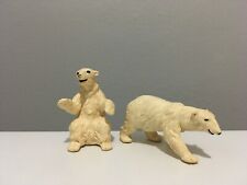 Vtg 1976 Britain's Ltd Lot of 2 Polar Bears Mini 2