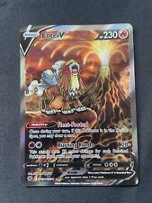 Entei V GG36/GG70 -Crown Zenith - English Pokemon Card - UK picture