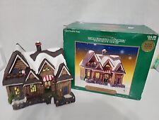 Santa's Workbench Collection Hunters Hideaway Lighted Christmas Village with Box picture