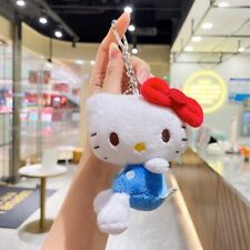 Sanrio Hellokitty Plush Doll Keychain Cartoon Soft Stuffed Plushies Key Ring picture