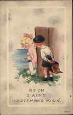 Children Comic Peeping Tom Boy with Camera Girl Changing c1910s Postcard picture