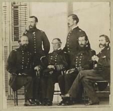 [Group portrait of officers with Admiral David G. Farragut seated, center] picture