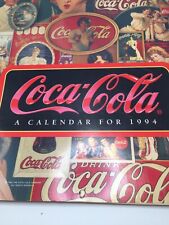 Vintage Coke Coca-Cola 1994 Calendar Nostalgia Ads From 1900 All Months picture
