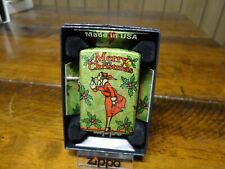 WINDY MERRY CHRISTMAS TREE HOLLY FLAME 540 FUSION ZIPPO LIGHTER MINT IN BOX 2023 picture