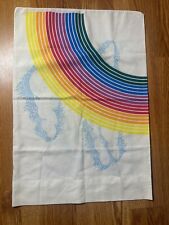 Vintage 80s Pacific Rainbow Clouds Pillowcase Pillow Case Great Condition picture