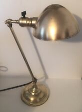 Antique Faries Desk lamp brass Pat. Nov 10, 1908 Dual Articulated picture