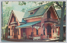 Gingerbread Cottage Oak Bluffs, Mass. On Martha's Vineyard Vintage Postcard picture
