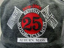 Rare 2003 British Motorcycle Meet Auburn MA Hat Cobra Cap Adjustable picture