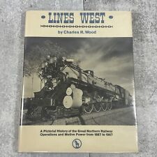 1967 LINES WEST by Charles R. Wood First Edition Bonanza Books New York picture
