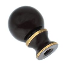 1-1/2 Inch Ball Lamp Finial Zinc Alloy Lamp Finial Cap Knob Decoration Tapped... picture