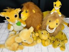 *LOT* Disney's The Lion King 1993 CalToy Mattel Disney World Lying Mufasa Simba picture