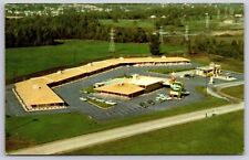 Aerial View Holiday Inn Salisbury North Carolina 1960 Curt Teich Chrome Postcard picture