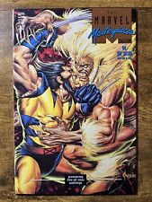 MARVEL MASTERPIECES COLLECTION 4 JOE JUSKO WOLVERINE SABRETOOTH COVER 1993 picture