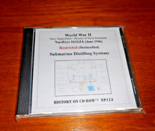 Navy Dept. WW11 History -CD-ROM NP113-SUBMARINE  DRILLING SYSTEMs NavPers 16163A picture