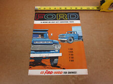 1959 Ford truck F500 F600 F700 F800 500 600 700 sales brochure 12pg ORIGINAL picture