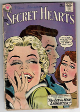 Secret Hearts # 69 (2.0) 2/1961 Early Silver-Age 10c  Romance Purple Cover 💘 picture