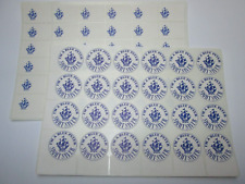 Two Sheets of Original Unused Blue Peter Sight Saver Appeal 1986 Stickers C38 picture