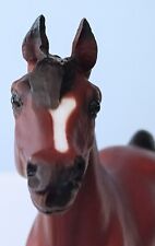 Breyer Vintage Mahogany Proud Arabian Stallion- Chalky Plastic? picture