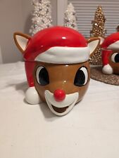 Rudolph The Red-Nosed Reindeer Cookie Jar Zrike Brands  picture