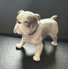 Vintage Porcelain English Bull Dog Figurine Myoto Japan picture