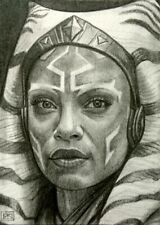 ACEO 1/1 • Ashoka Tano • •  portrait drawing • STAR Wars + Gift picture