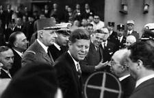 French leader Charles de Gaulle & John F Kennedy 1961 OLD PHOTO 1 picture