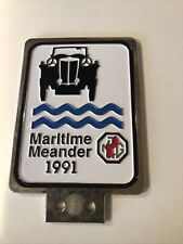 Vintage ￼MG Maritime Meander 1991 Grill Badge picture