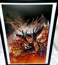 Batman Who Laughs by Andy Kubert FRAMED 12x16 Art Print DC Comics Poster picture
