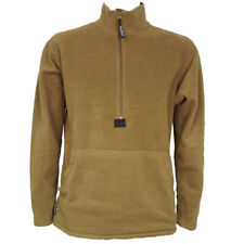 USMC Fleece Pullover - Marine Corps Issue Coyote Brown Layer - Made in USA - NEW picture