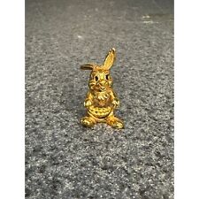 thumper Disney 24kt Gold Plated & Lead Crystal  Lencia Austria Figurine Bambi picture