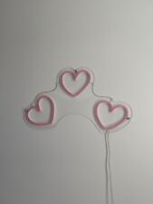Heart Shaped Neon LED Sign. Custom Made, 25inches picture